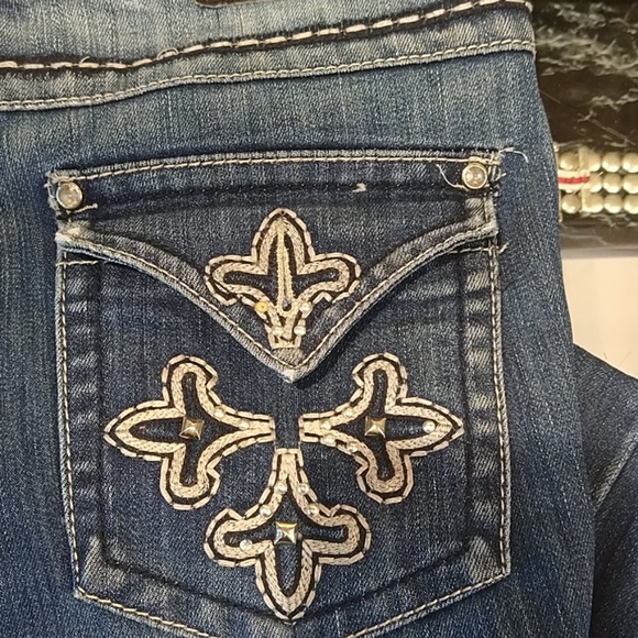 NWOT Thrill Destroyed Jeans Size 13 - Picture 4 of 9